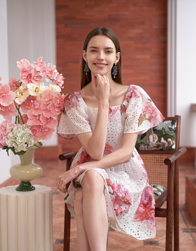 pink florals(a28491) / extra x2 small (xxs)