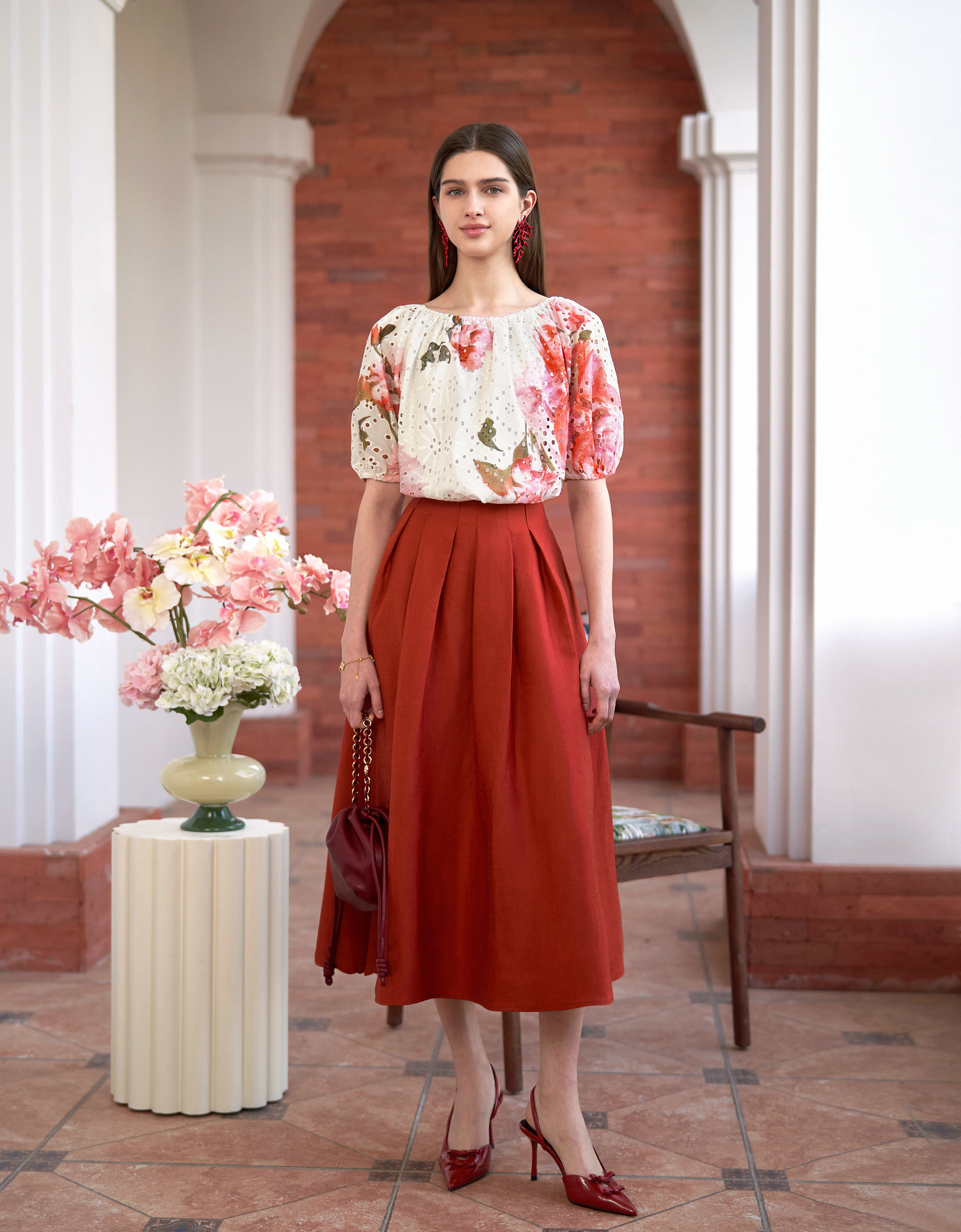 pink florals(a28492)