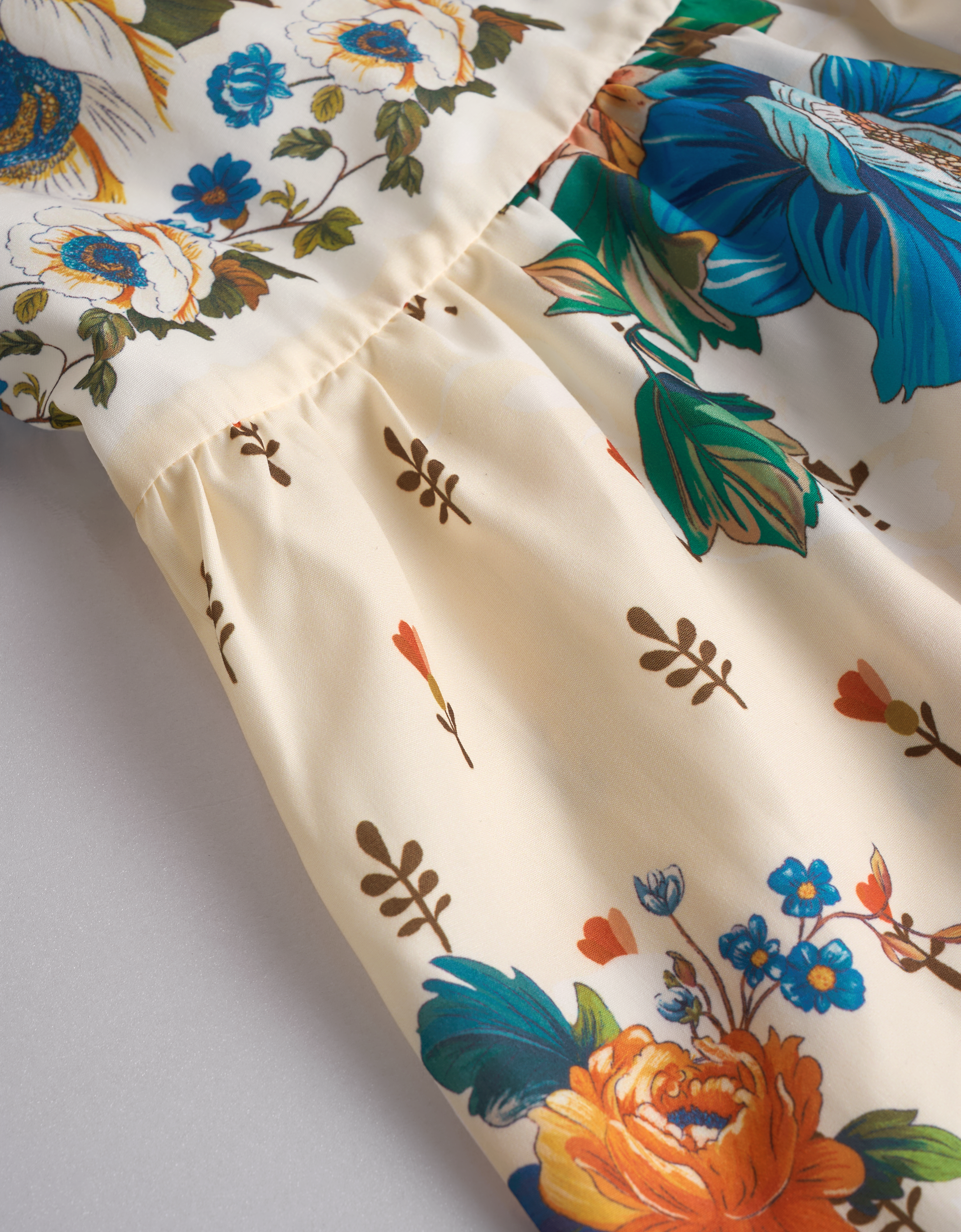 blue florals(a28768)