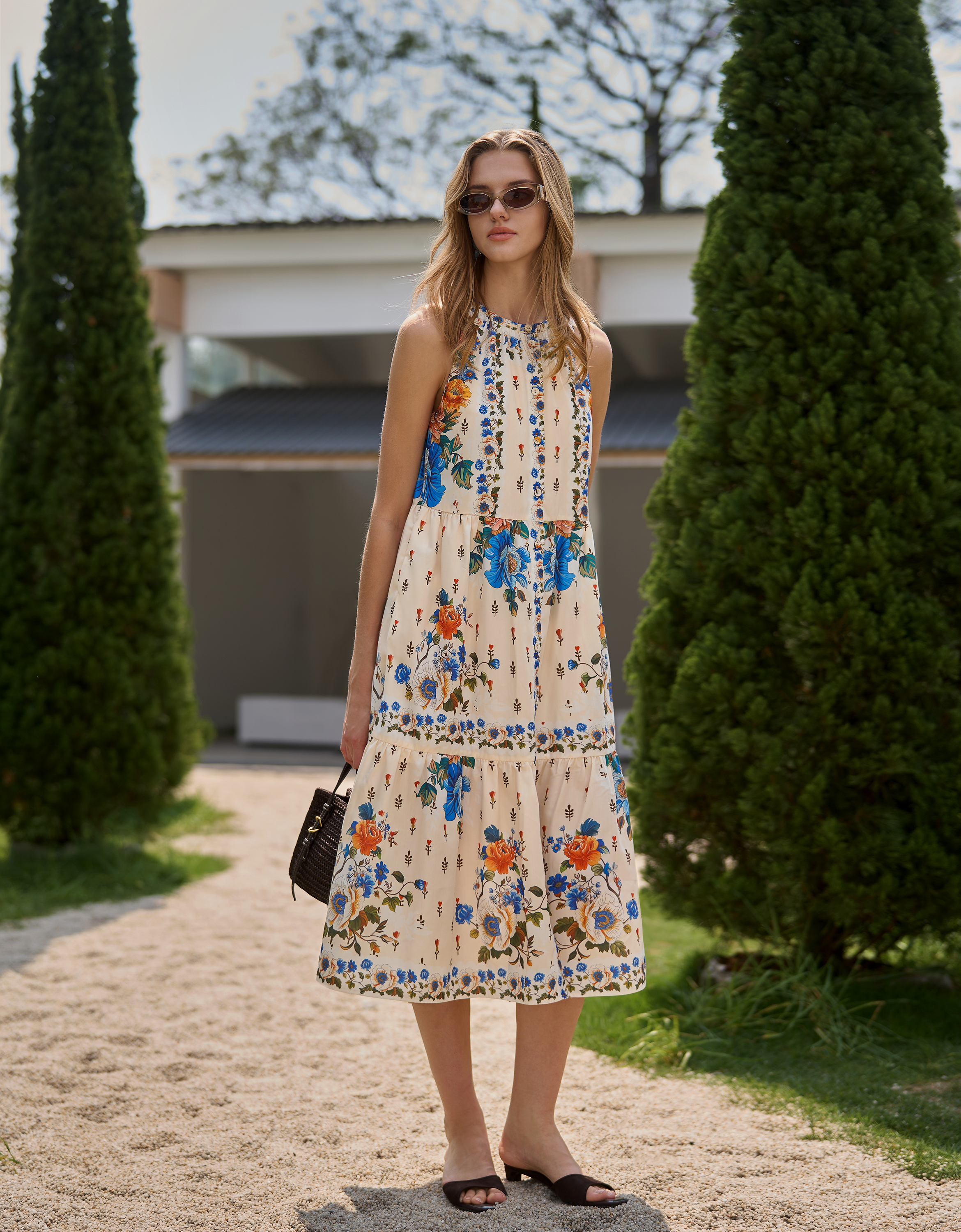 blue florals(a28768)