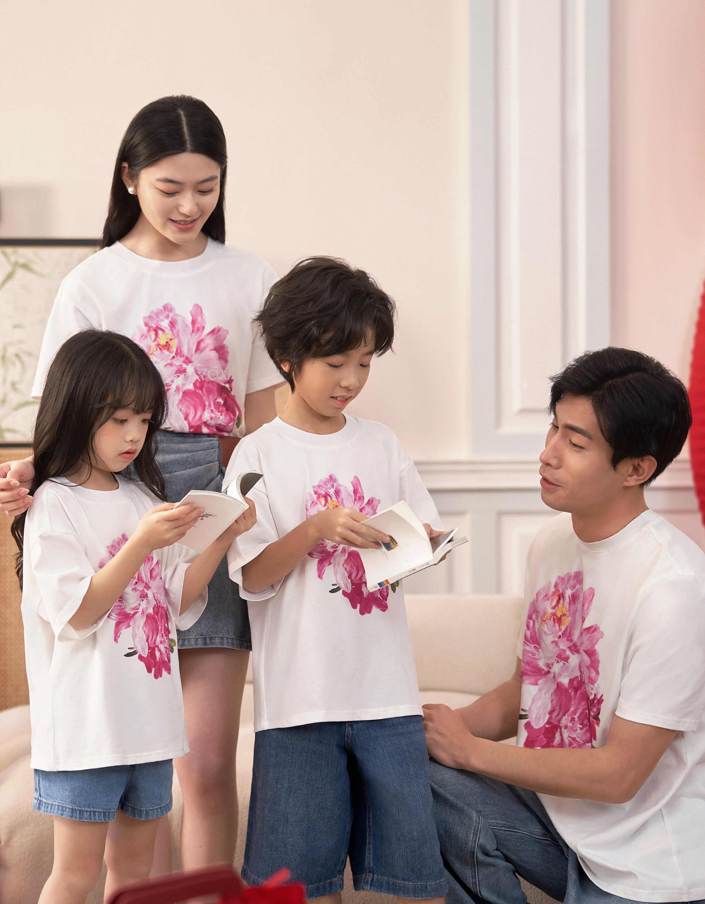 pink florals(a28875)