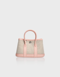 Contrast Trim Canvas Handbag