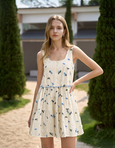 blue florals(a29625) / extra x2 small (xxs)