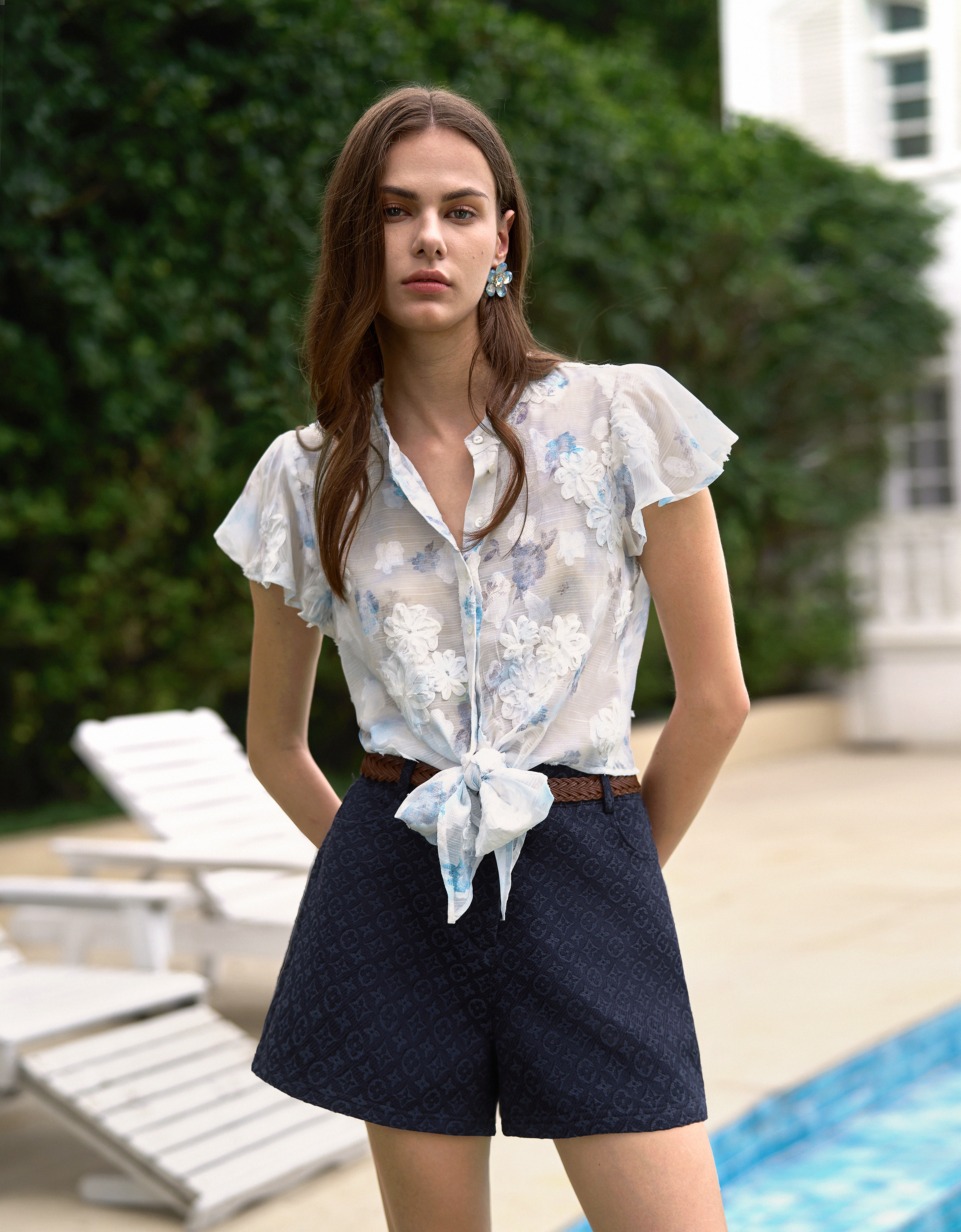 blue florals(a29806)