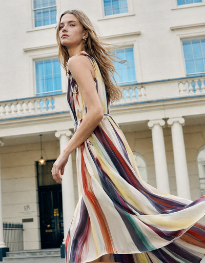 multicolor stripe print(a29993) / extra small (xs)