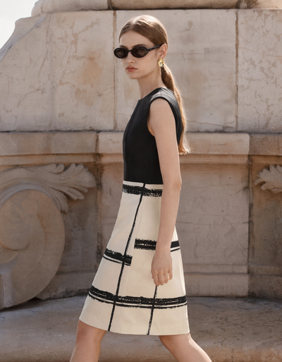 black & off white / extra x2 small (xxs)