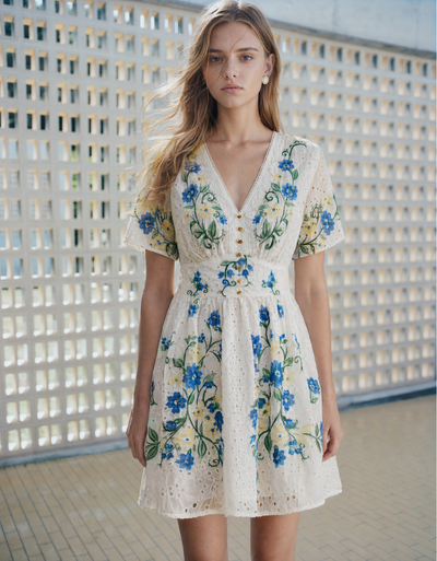 blue florals(a30588) / extra x2 small (xxs)