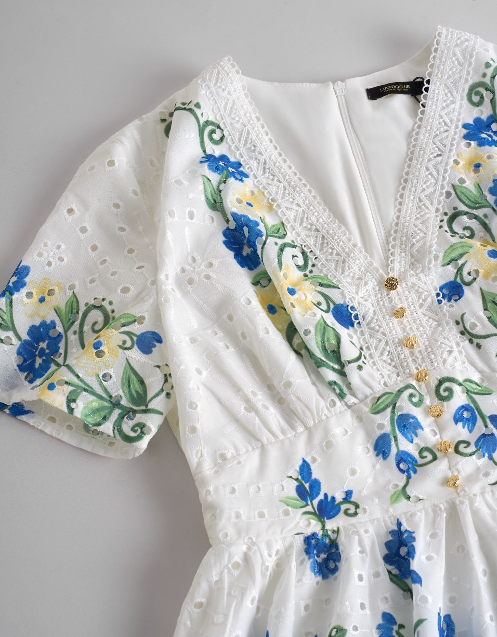 blue florals(a30588)