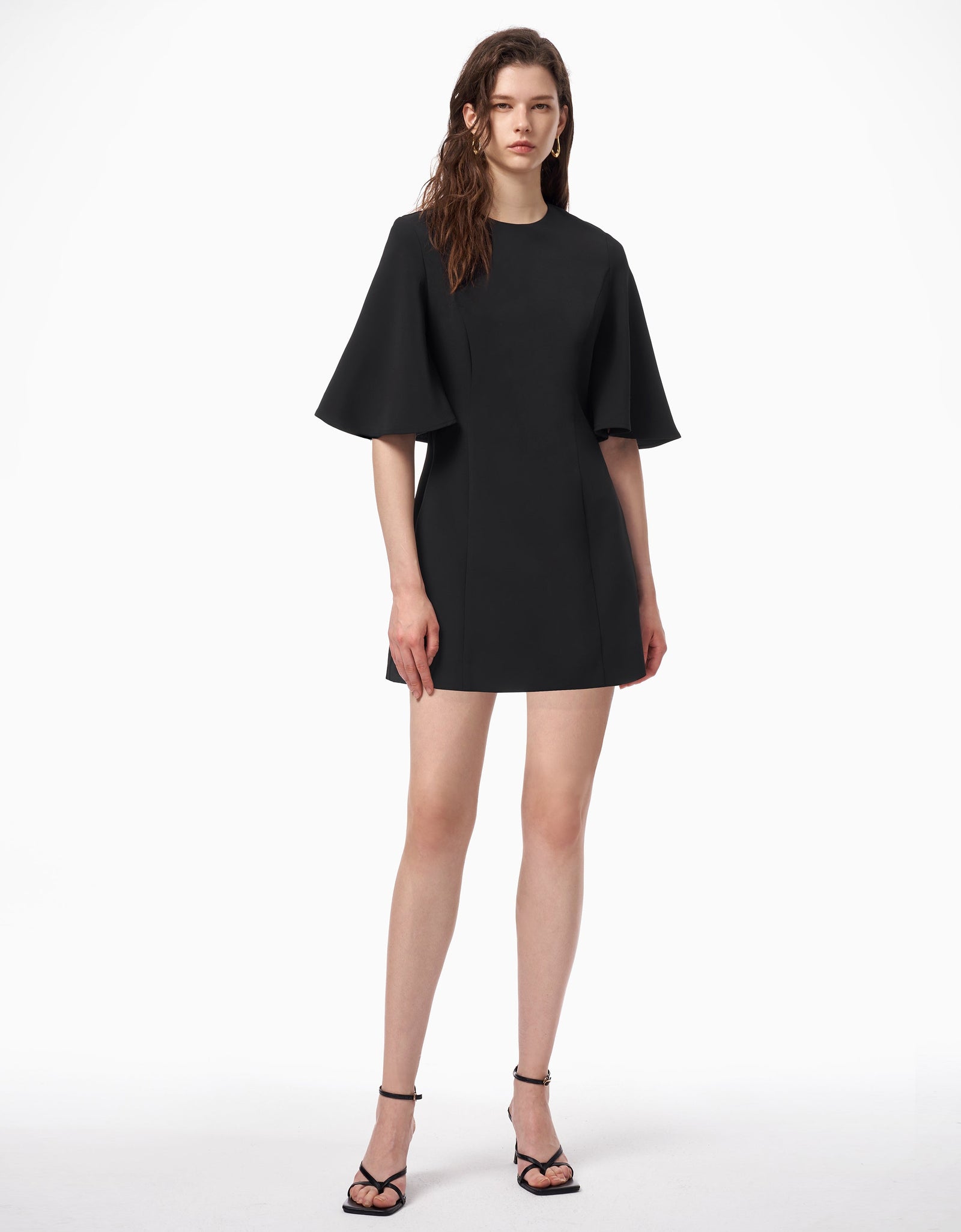 Flared Sleeve Dress – SaturdayClub Singapore