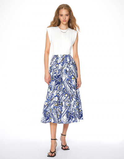 white & blue(a16116) / small (s)
